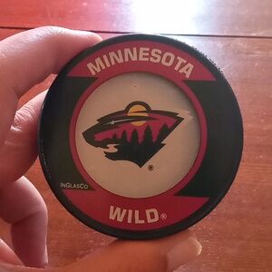 Minnesota Wild hockey puck